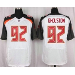 Men's Tampa Bay Buccaneers #92 William Gholston White Road NFL Nike Elite Jersey