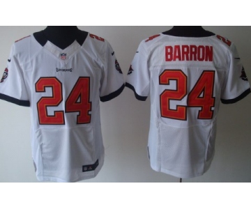Nike Tampa Bay Buccaneers #24 Mark Barron White Elite Jersey