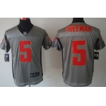 Nike Tampa Bay Buccaneers #5 Josh Freeman Gray Shadow Elite Jersey