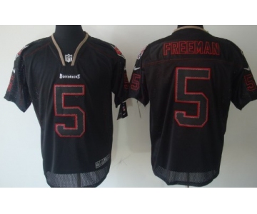 Nike Tampa Bay Buccaneers #5 Josh Freeman Lights Out Black Elite Jersey