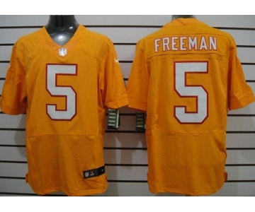 Nike Tampa Bay Buccaneers #5 Josh Freeman Orange Elite Jersey