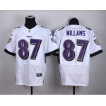 Men's Baltimore Ravens #87 Maxx Williams 2013 Nike White Elite Jersey