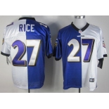 Nike Baltimore Ravens #27 Ray Rice Purple/White Two Tone Elite Jersey
