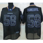Nike Baltimore Ravens #58 Elvis Dumervil Lights Out Black Elite Jersey