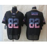 Nike Baltimore Ravens #82 Torrey Smith 2014 USA Flag Fashion Black Elite Jersey