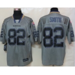 Nike Baltimore Ravens #82 Torrey Smith Lights Out Gray Elite Jersey