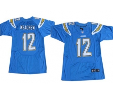 Nike San Diego Chargers #12 Robert Meachem 2013 Light Blue Elite Jersey