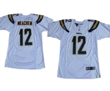 Nike San Diego Chargers #12 Robert Meachem 2013 White Elite Jersey