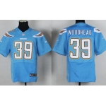 Nike San Diego Chargers #39 Danny Woodhead 2013 Light Blue Elite Jersey