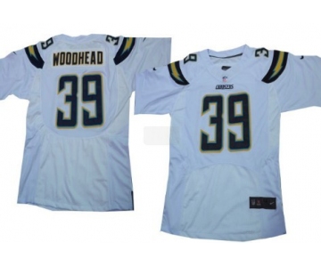 Nike San Diego Chargers #39 Danny Woodhead 2013 White Elite Jersey