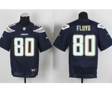 Nike San Diego Chargers #80 Malcom Floyd 2013 Navy Blue Elite Jersey