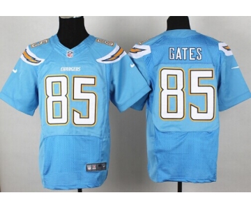 Nike San Diego Chargers #85 Antonio Gates 2013 Light Blue Elite Jersey