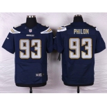 Nike San Diego Chargers #93 Darius Philon Navy Blue Team Color NFL Nike Elite Jersey