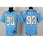 Nike San Diego Chargers #93 Dwight Freeney 2013 Light Blue Elite Jersey