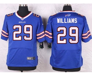 Men's Buffalo Bills #29 Karlos Williams Royal Blue Team Color NFL Nike Elite Jersey