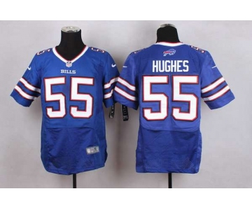 Men's Buffalo Bills #55 Jerry Hughes 2013 Nike Light Blue Elite Jersey
