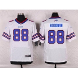 Men's Buffalo Bills #88 Marquise Goodwin White Road NFL Nike Elite Jersey