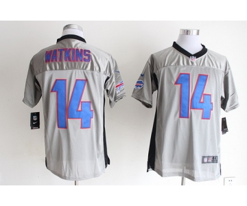 Nike Buffalo Bills #14 Sammy Watkins Gray Shadow Elite Jersey