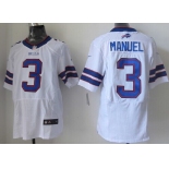 Nike Buffalo Bills #3 EJ Manuel 2013 White Elite Jersey