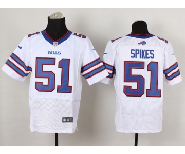 Nike Buffalo Bills #51 Brandon Spikes 2013 White Elite Jersey