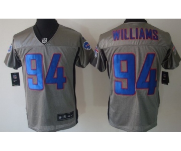 Nike Buffalo Bills #94 Mario Williams Gray Shadow Elite Jersey