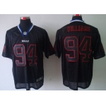 Nike Buffalo Bills #94 Mario Williams Lights Out Black Elite Jersey