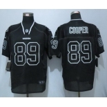 Men's Oakland Raiders #89 Amari Cooper Lights Out Black NFL Nike Elite Jersey