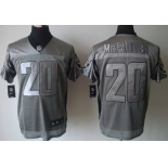 Nike Oakland Raiders #20 Darren McFadden Gray Shadow Elite Jersey