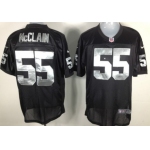 Nike Oakland Raiders #55 Rolando McClain Black Elite Jersey
