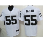 Nike Oakland Raiders #55 Rolando McClain White Elite Jersey