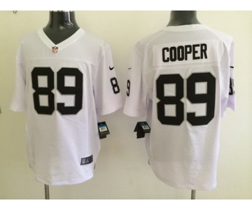 Nike  Oakland Raiders #89 Amari Cooper White Elite Jersey