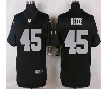 Oakland Raiders #45 Marcel Reece Nike Black Elite Jersey