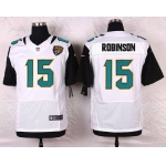 Men's Jacksonville Jaguars #15 Allen Robinson White Road NFL Nike Elite Jersey