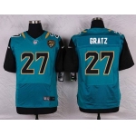 Men's Jacksonville Jaguars #27 Dwayne Gratz Teal Green Alternate NFL Nike Elite Jersey