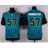 Men's Jacksonville Jaguars #57 Thurston Armbrister Teal Green Alternate NFL Nike Elite Jersey