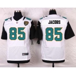 Men's Jacksonville Jaguars #85 Nic Jacobs White Road NFL Nike Elite Jersey