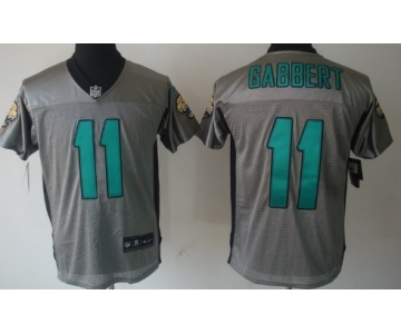 Nike Jacksonville Jaguars #11 Blaine Gabbert Gray Shadow Elite Jersey
