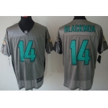 Nike Jacksonville Jaguars #14 Justin Blackmon Gray Shadow Elite Jersey