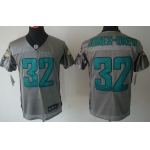 Nike Jacksonville Jaguars #32 Maurice Jones-Drew Gray Shadow Elite Jersey