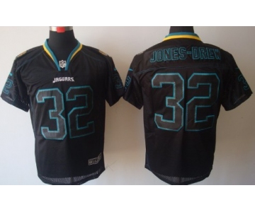 Nike Jacksonville Jaguars #32 Maurice Jones-Drew Lights Out Black Elite Jersey
