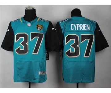 Nike Jacksonville Jaguars #37 Johnathan Cyprien 2013 Green Elite Jersey