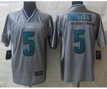 Nike Jacksonville Jaguars #5 Blake Bortles 2013 Gray Vapor Elite Jersey