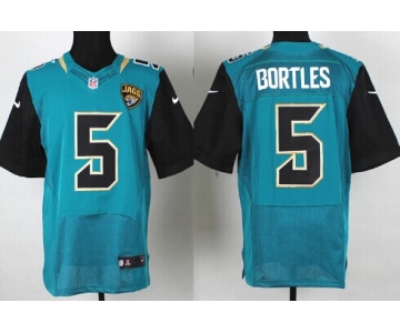 Nike Jacksonville Jaguars #5 Blake Bortles 2013 Green Elite Jersey