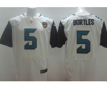 Nike Jacksonville Jaguars #5 Blake Bortles 2013 White Elite Jersey