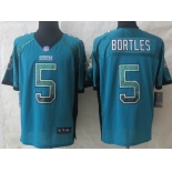 Nike Jacksonville Jaguars #5 Blake Bortles Drift Fashion Green Elite Jersey
