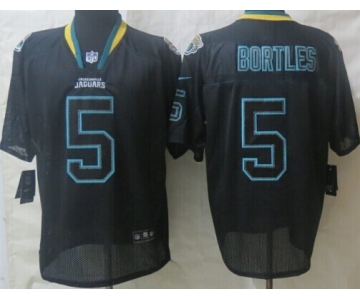 Nike Jacksonville Jaguars #5 Blake Bortles Lights Out Black Elite Jersey