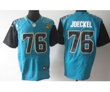 Nike Jacksonville Jaguars #76 Luke Joeckel 2013 Green Elite Jersey