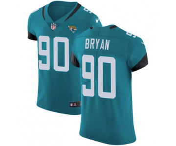 Nike Jacksonville Jaguars #90 Taven Bryan Teal Green Team Color Men's Stitched NFL Vapor Untouchable Elite Jersey