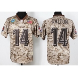 Nike Cincinnati Bengals #14 Andy Dalton 2013 USMC Camo Elite Jersey