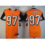 Nike Cincinnati Bengals #97 Geno Atkins Orange Elite Jersey